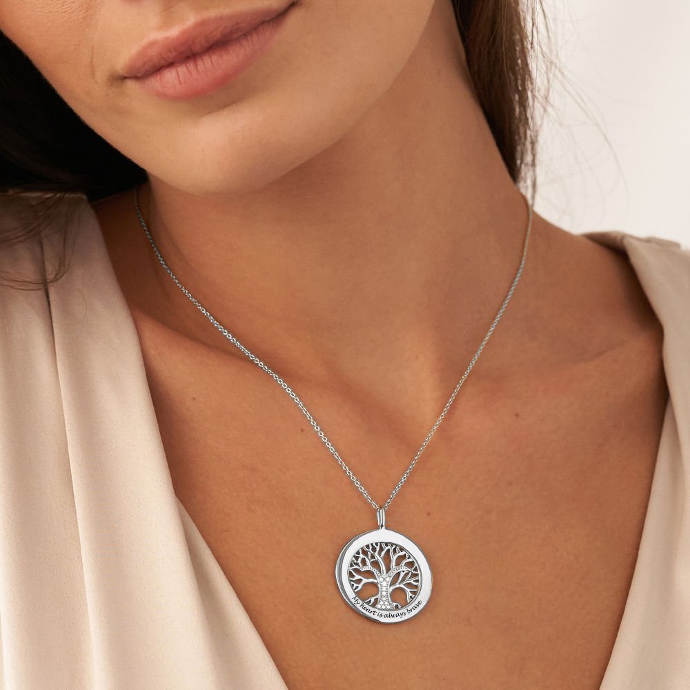 WEPRINTMENecklaceCustom Text Life Tree Necklace