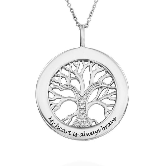 WEPRINTMENecklaceCustom Text Life Tree Necklace