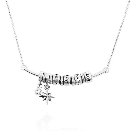 WEPRINTMENecklaceCustom Texts Polaris Bar Necklace