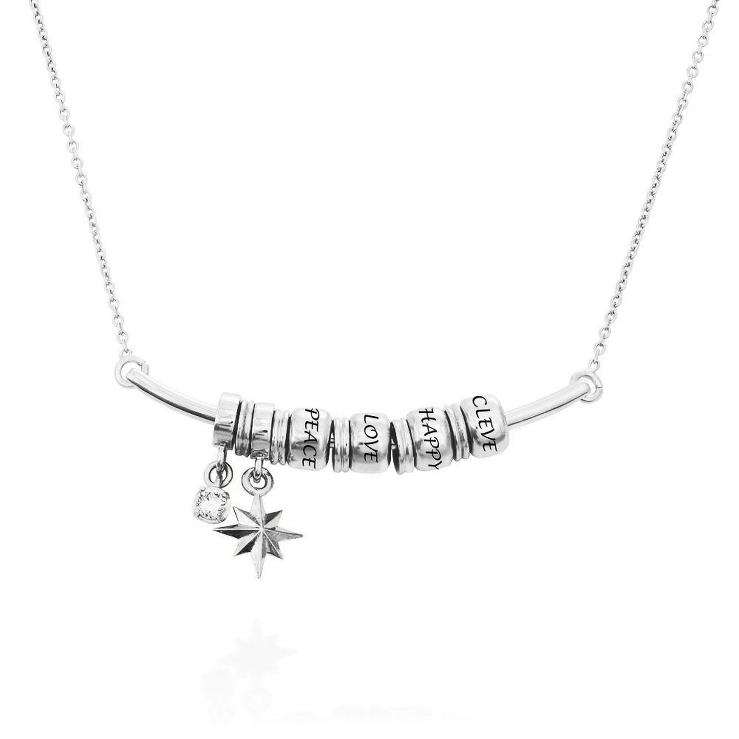 WEPRINTMENecklaceCustom Texts Polaris Bar Necklace