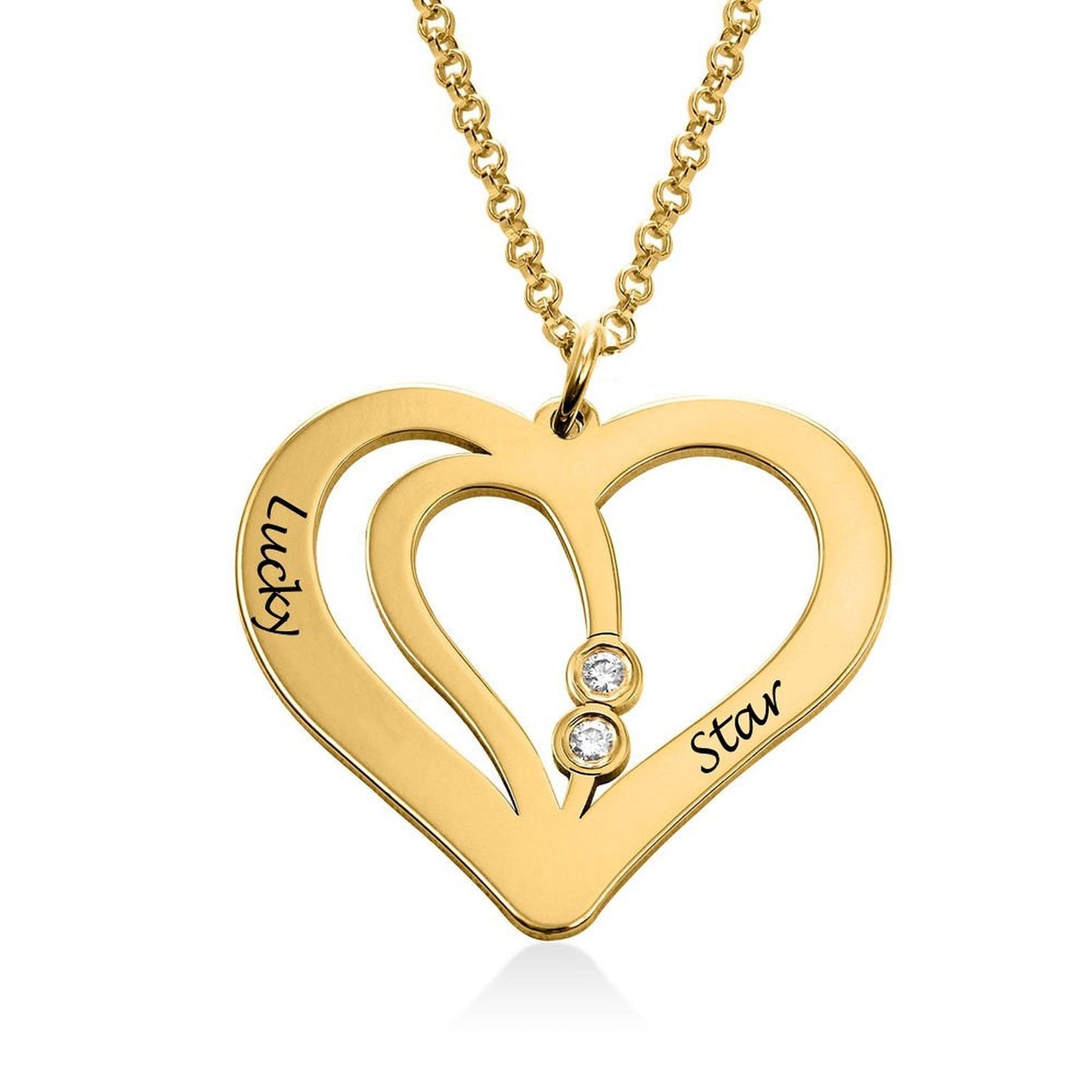 WEPRINTMENecklacesCustom Text Heart - shaped Necklace