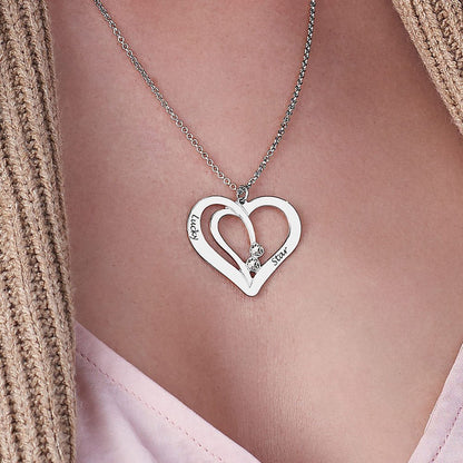WEPRINTMENecklacesCustom Text Heart - shaped Necklace