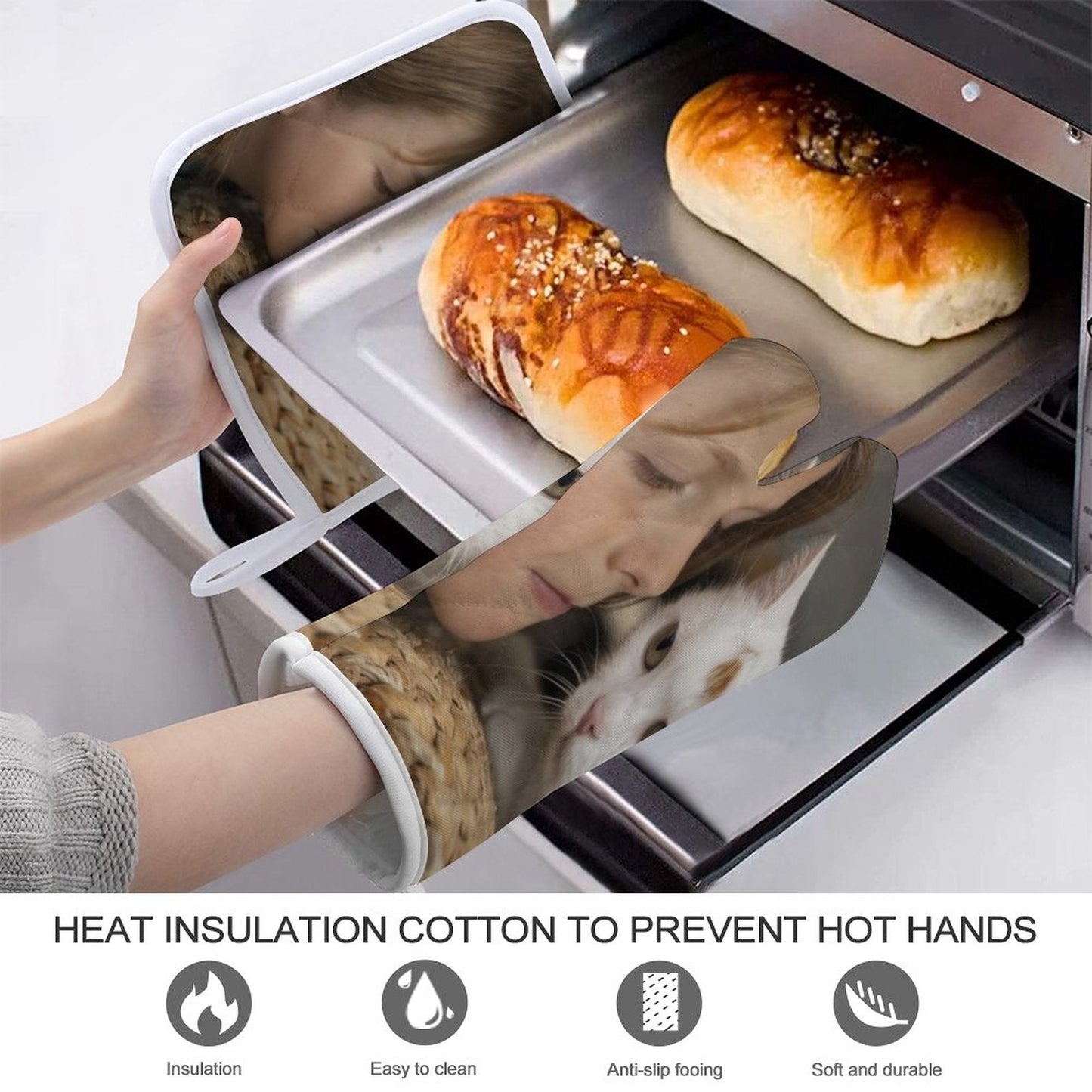 WEPRINTMEOven Mitts SetCustom Photo Oven Mitts and Pot Holders Sets