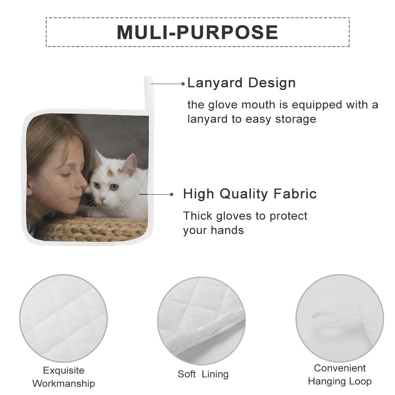WEPRINTMEOven Mitts SetCustom Photo Oven Mitts and Pot Holders Sets