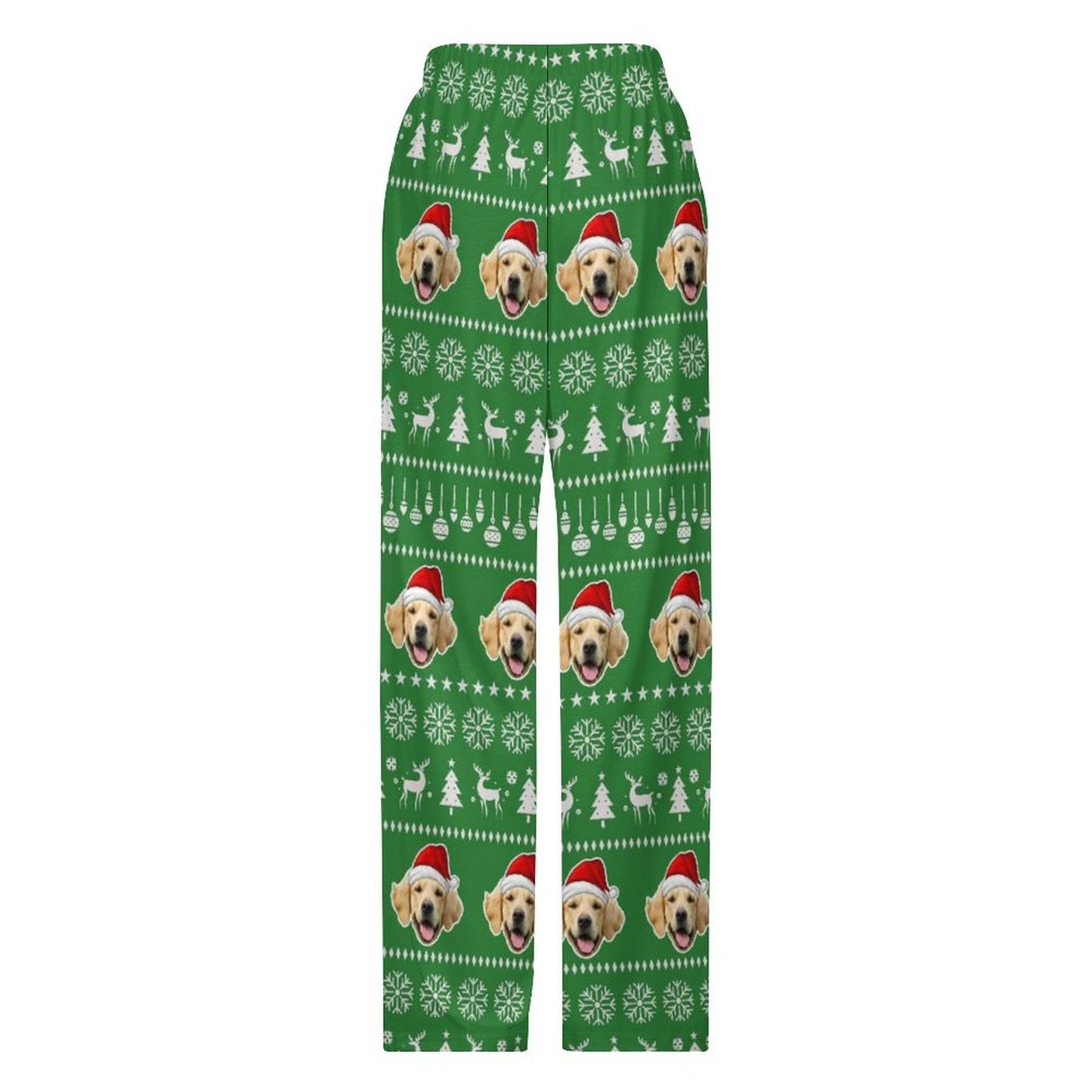 WEPRINTMEPajama PantsCustom Pet Face Pajama Pants Christmas Pants