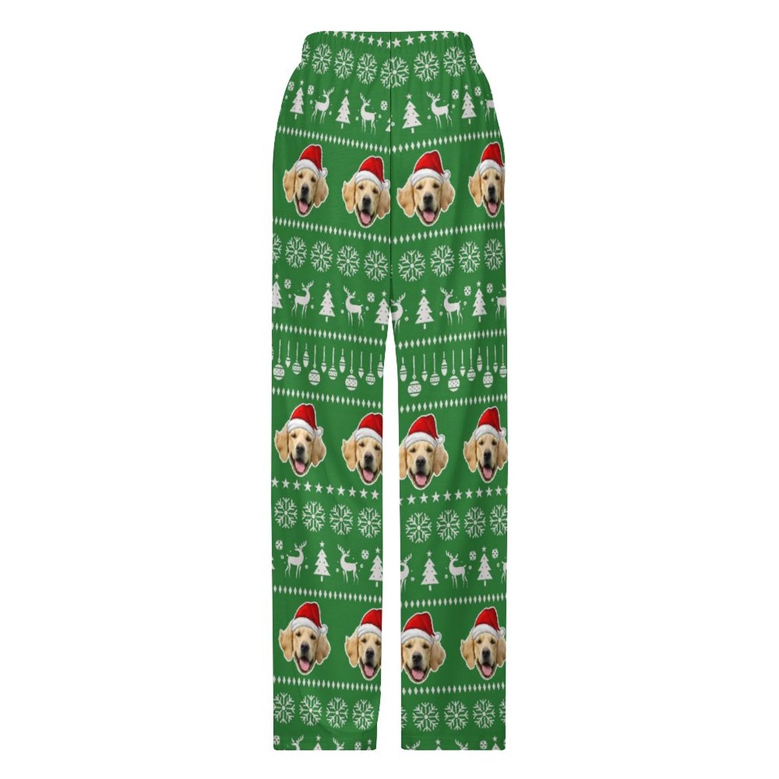 WEPRINTMEPajama PantsCustom Pet Face Pajama Pants Christmas Pants