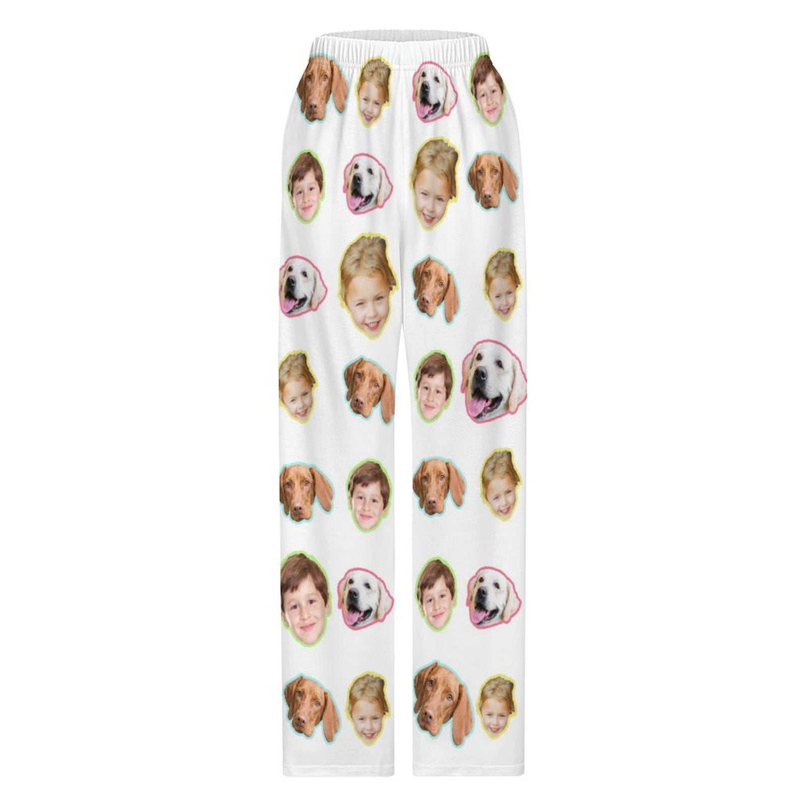 WEPRINTMEPajama PantsCustom Pet Kids Pants All Faces Pajama Pants