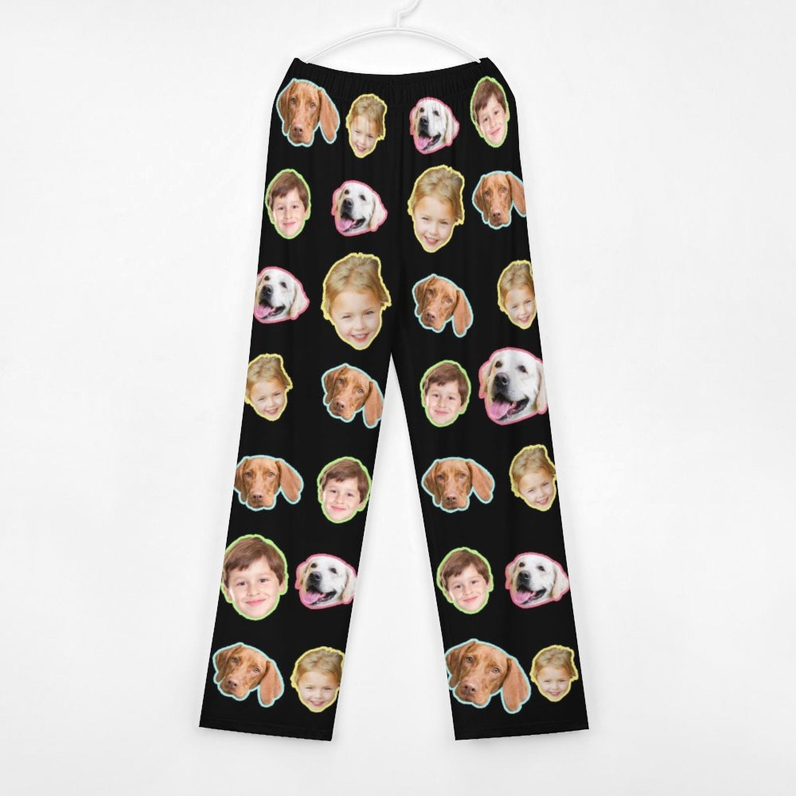WEPRINTMEPajama PantsCustom Pet Kids Pants All Faces Pajama Pants