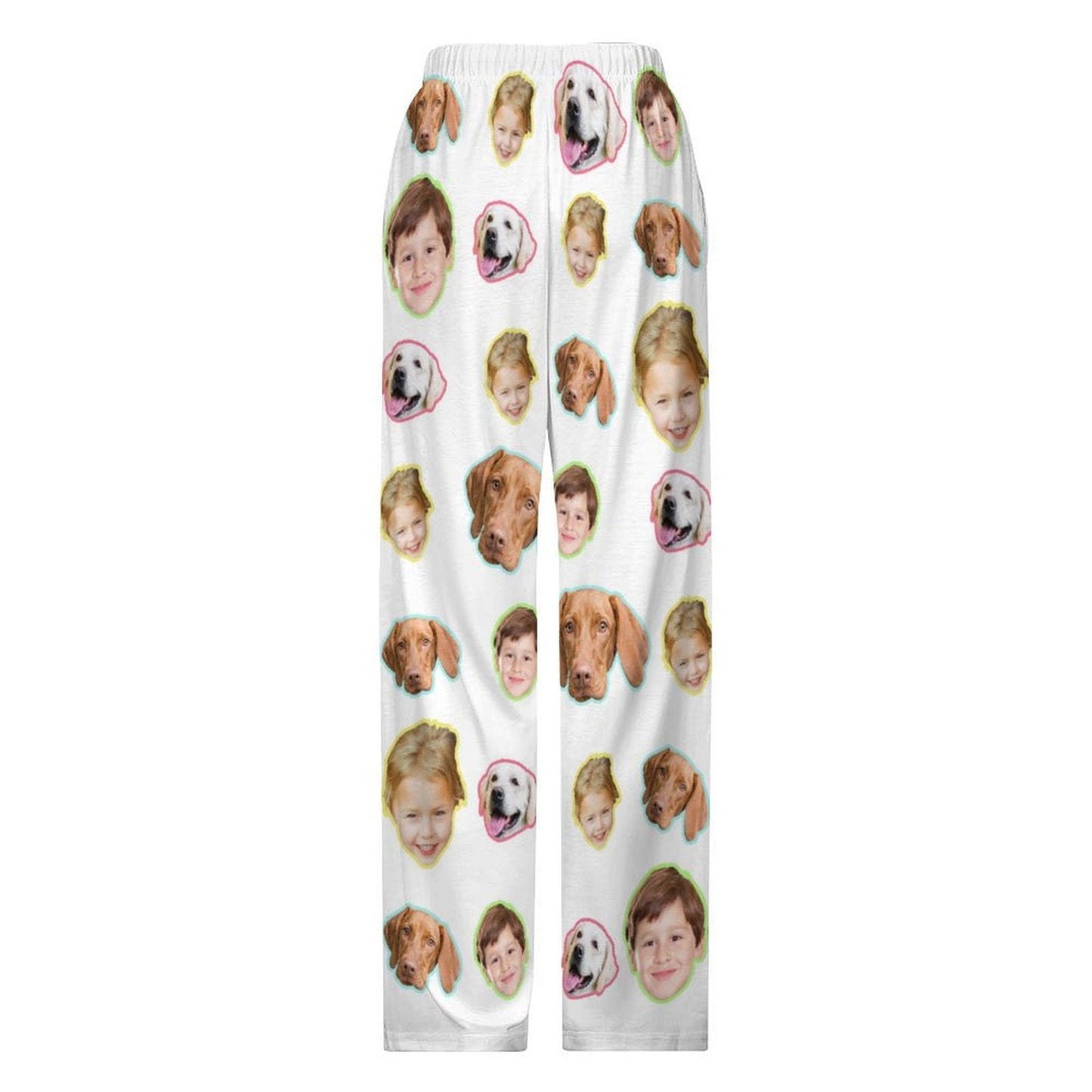 WEPRINTMEPajama PantsCustom Pet Kids Pants All Faces Pajama Pants