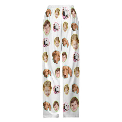 WEPRINTMEPajama PantsCustom Pet Kids Pants All Faces Pajama Pants