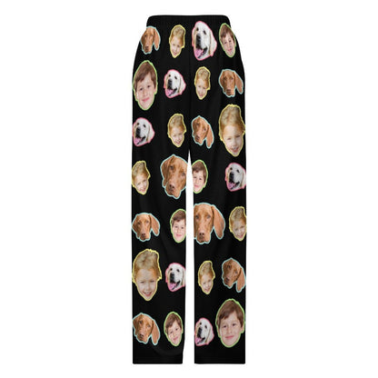 WEPRINTMEPajama PantsCustom Pet Kids Pants All Faces Pajama Pants
