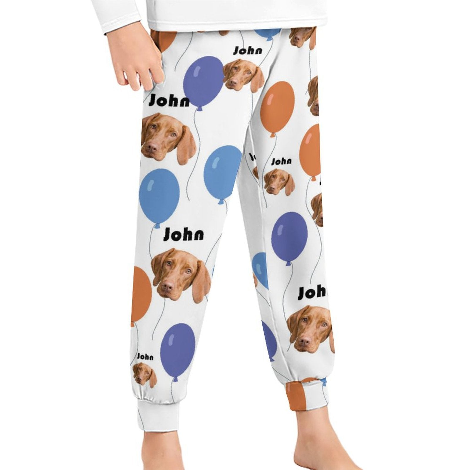 WEPRINTMEPajama PantsCustom Pet Kids Pants Balloon Face Pajama Pants