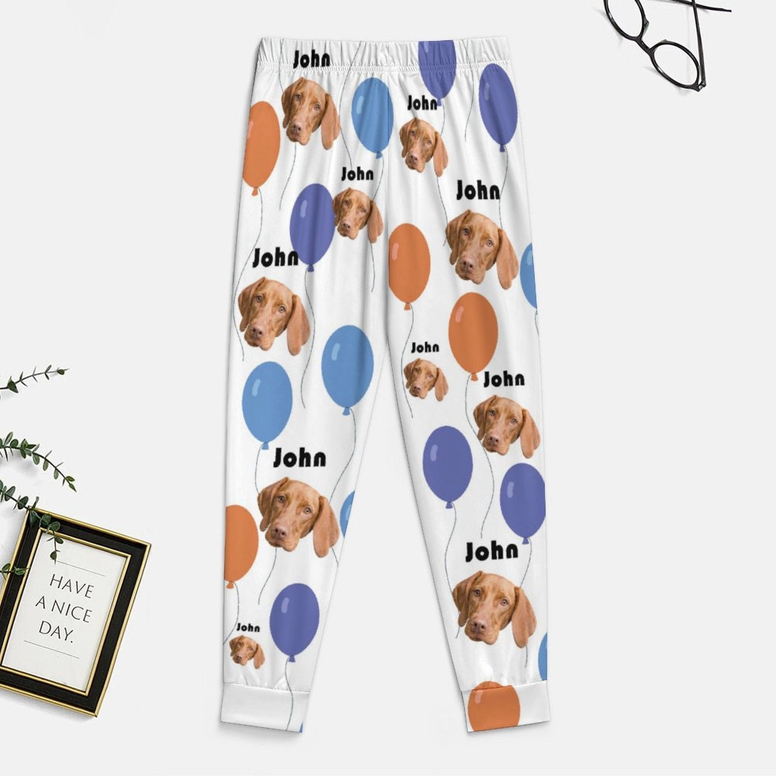 WEPRINTMEPajama PantsCustom Pet Kids Pants Balloon Face Pajama Pants