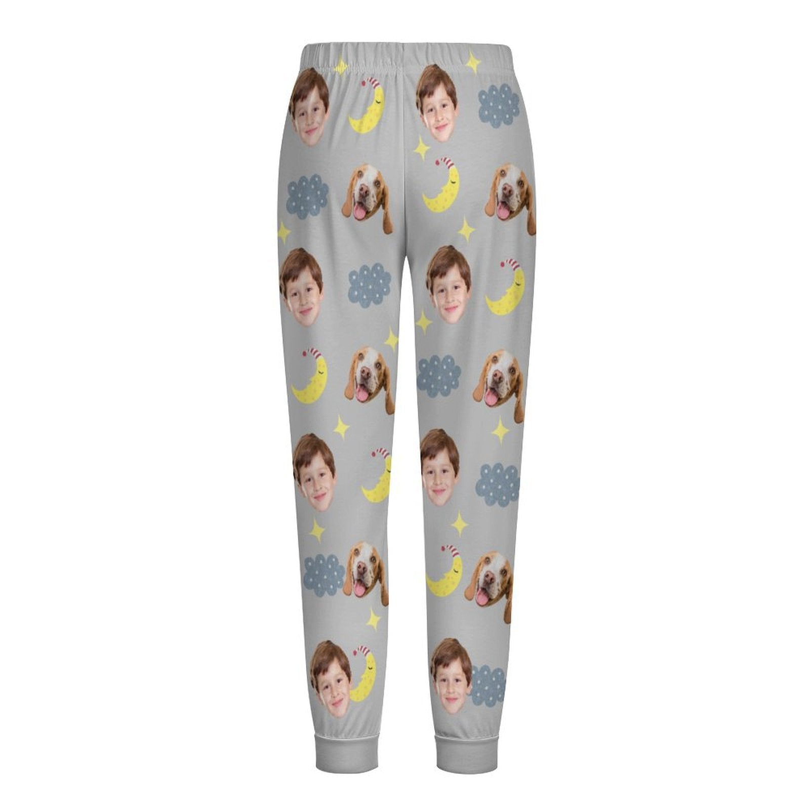 WEPRINTMEPajama PantsCustom Pet Kids Pants Good Night Face Pajama Pants