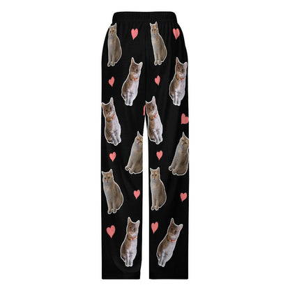 WEPRINTMEPajama PantsCustom Pet Kids Pants Heart Pet Pajama Pants