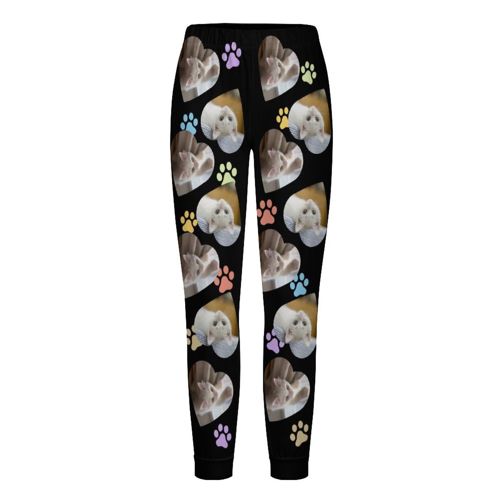 WEPRINTMEPajama PantsCustom Pet Kids Pants Heart Photo Pajama Pants