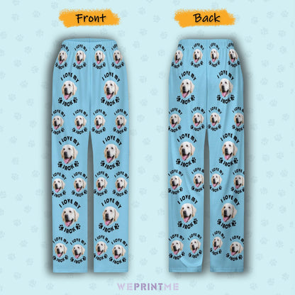 WEPRINTMEPajama PantsCustom Pet Kids Pants I Love My Pet Pajama Pants