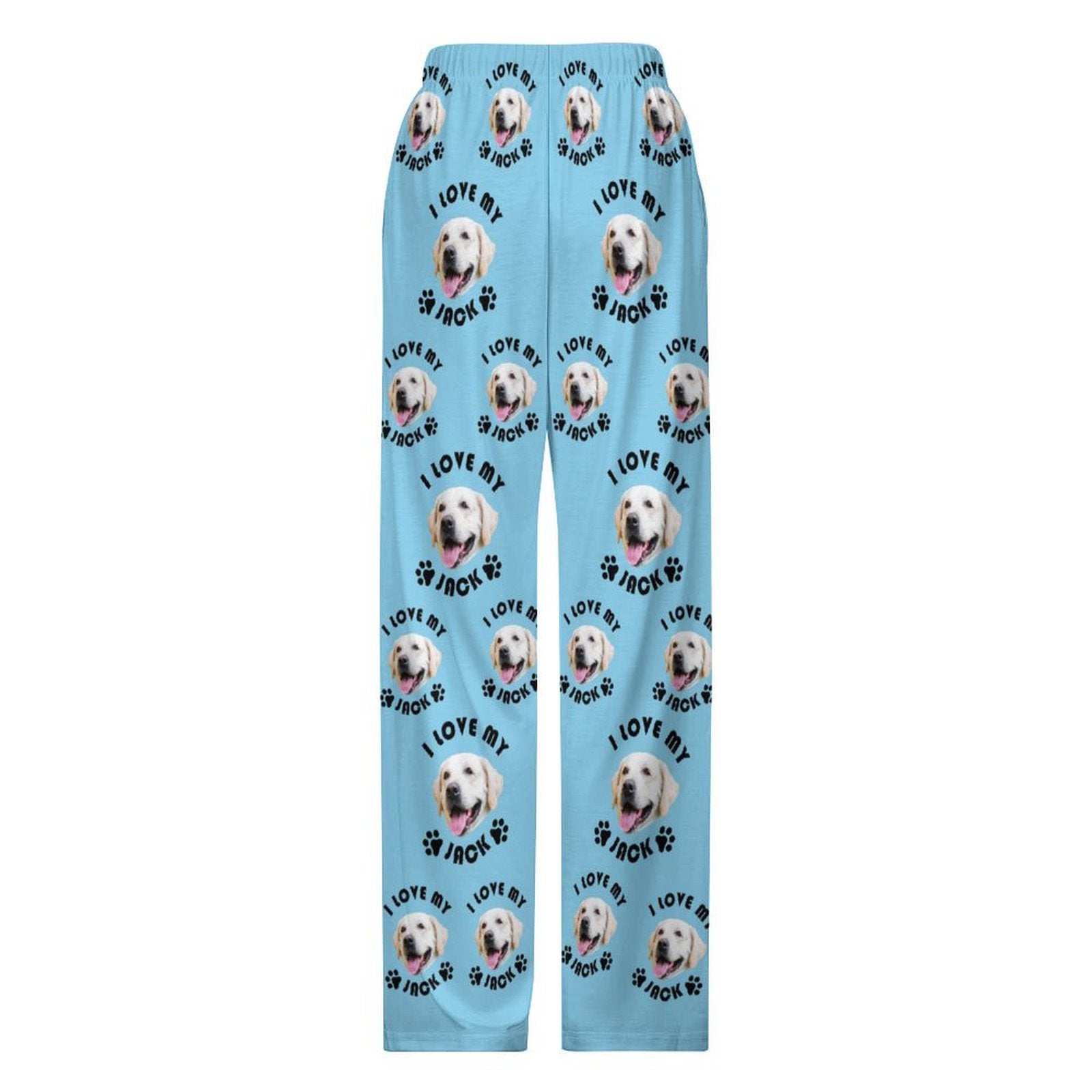 WEPRINTMEPajama PantsCustom Pet Kids Pants I Love My Pet Pajama Pants
