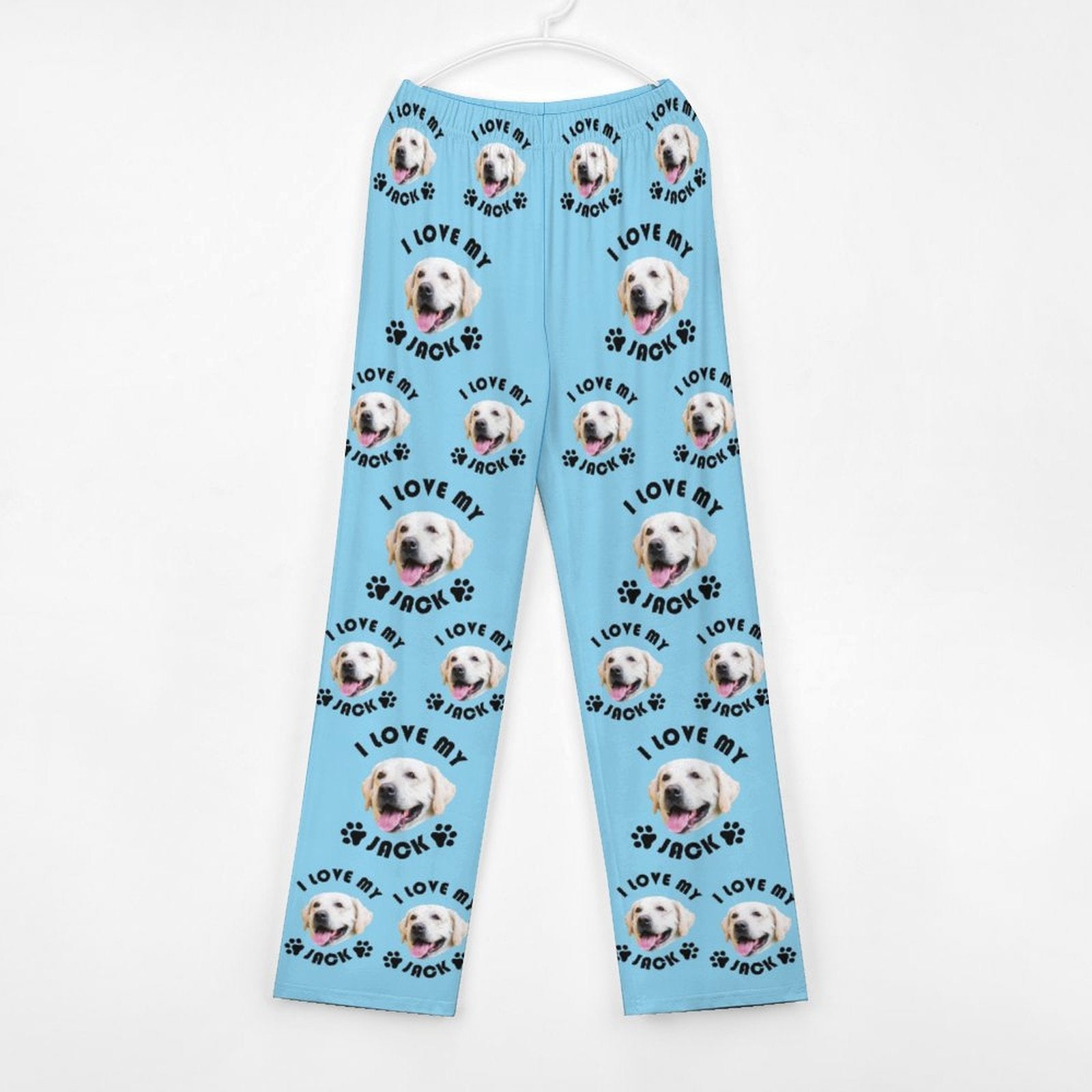 WEPRINTMEPajama PantsCustom Pet Kids Pants I Love My Pet Pajama Pants