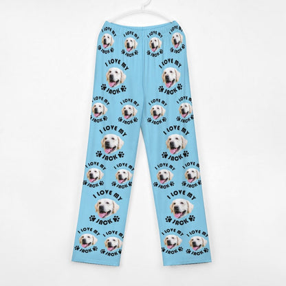 WEPRINTMEPajama PantsCustom Pet Kids Pants I Love My Pet Pajama Pants