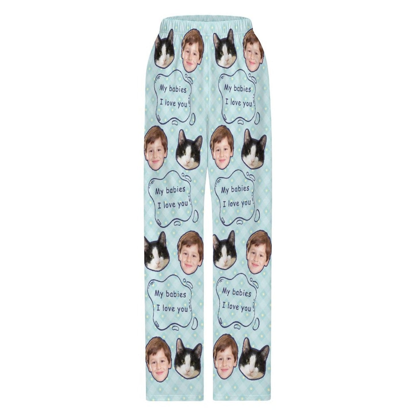 WEPRINTMEPajama PantsCustom Pet Kids Pants My Babies Pajama Pants