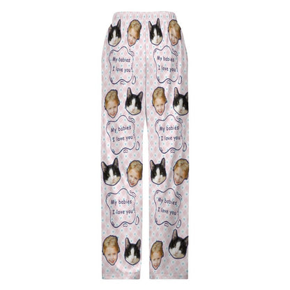 WEPRINTMEPajama PantsCustom Pet Kids Pants My Babies Pajama Pants