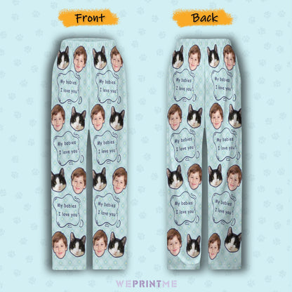 WEPRINTMEPajama PantsCustom Pet Kids Pants My Babies Pajama Pants