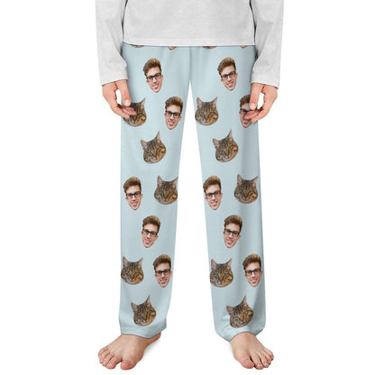 WEPRINTMEPajama PantsCustom Pet Kids Pants Pet and Kids Face Pajama Pants