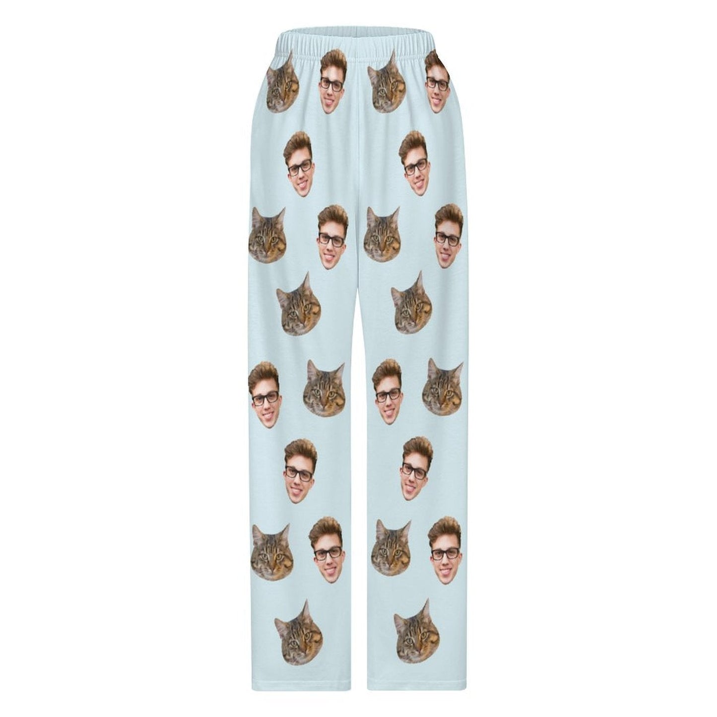 WEPRINTMEPajama PantsCustom Pet Kids Pants Pet and Kids Face Pajama Pants