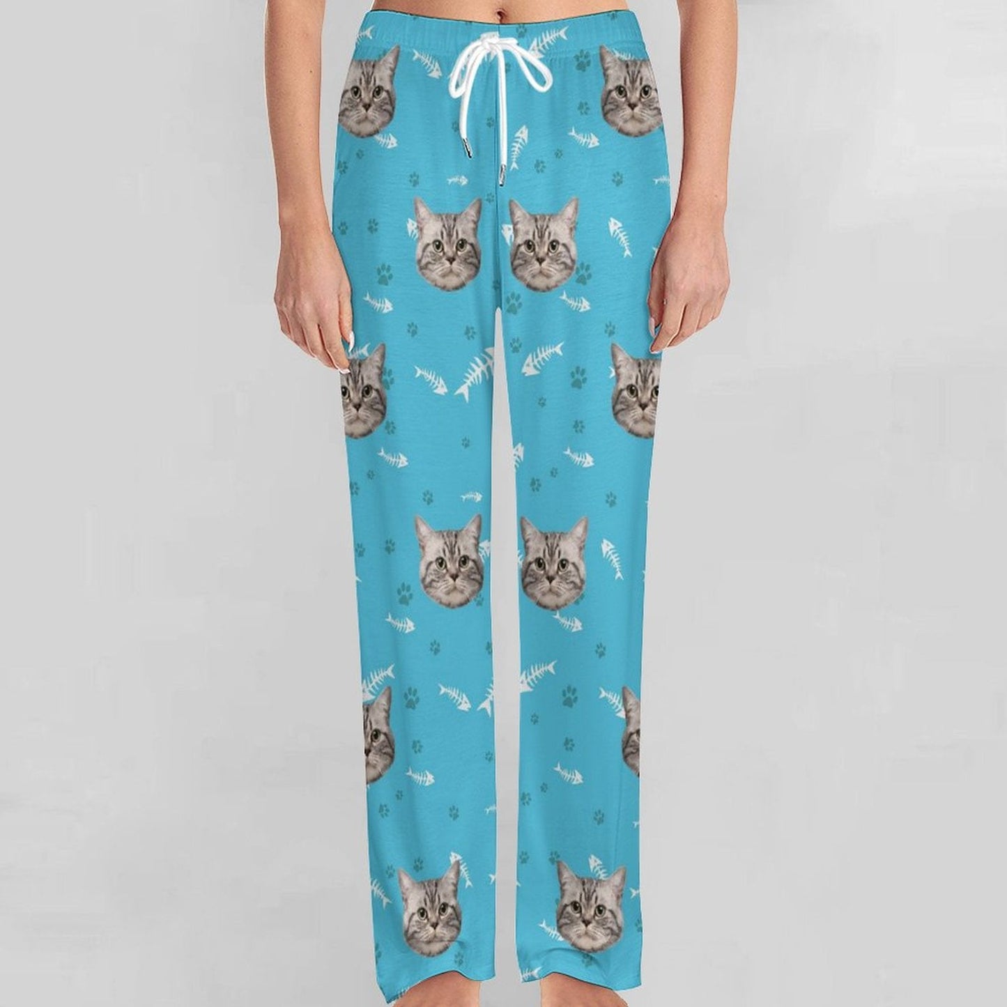 WEPRINTMEPajama PantsPersonalized Pet Pants Face Dogs or Cats Unisex Pajama Pants