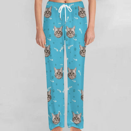 WEPRINTMEPajama PantsPersonalized Pet Pants Face Dogs or Cats Unisex Pajama Pants
