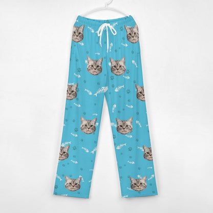 WEPRINTMEPajama PantsPersonalized Pet Pants Face Dogs or Cats Unisex Pajama Pants
