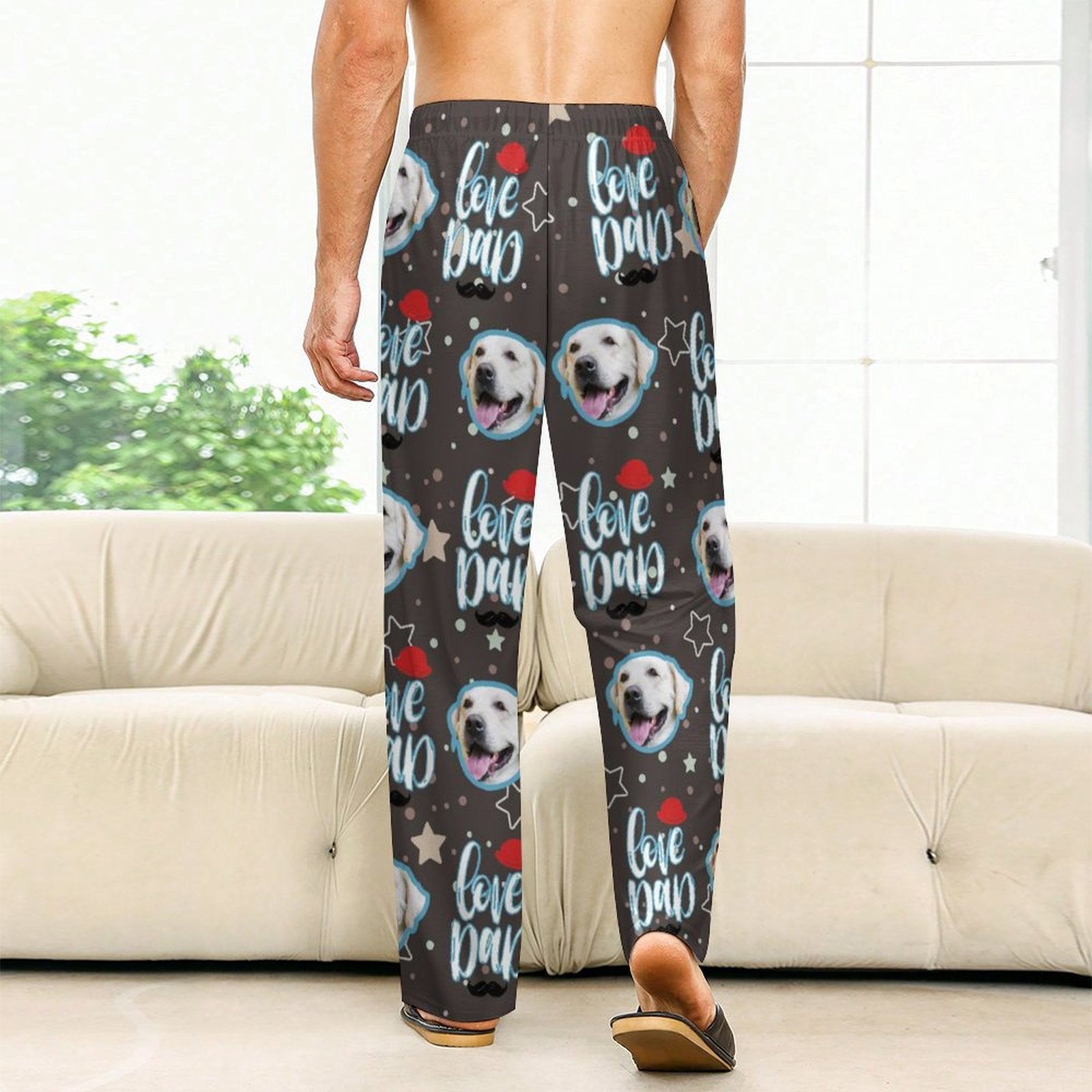 WEPRINTMEPajama PantsPersonalized Pet Pants Face Love Dad Unisex Pajama Pants