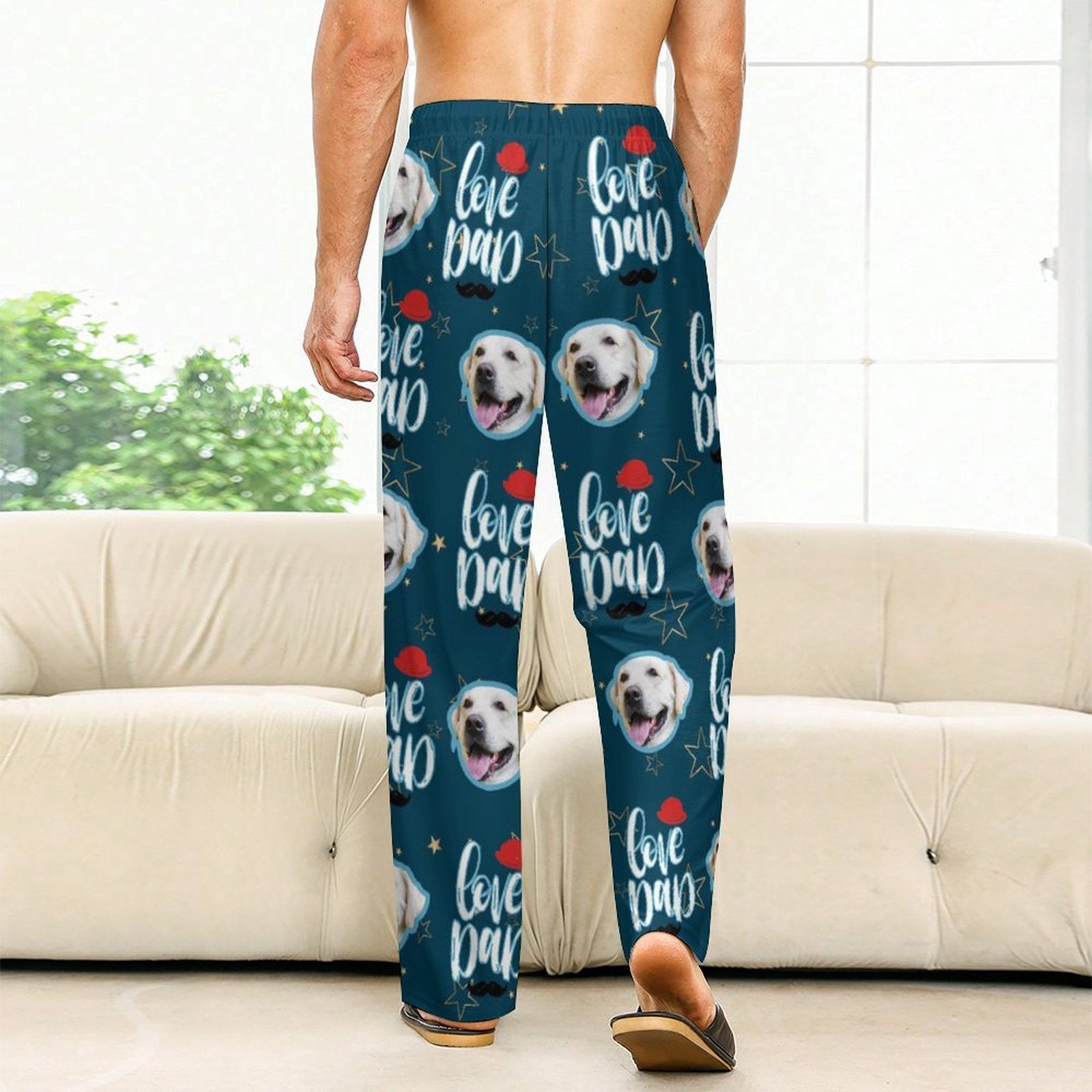 WEPRINTMEPajama PantsPersonalized Pet Pants Face Love Dad Unisex Pajama Pants