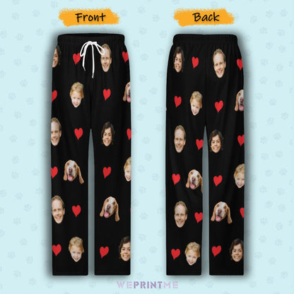 WEPRINTMEPajama PantsPersonalized Pet Pants Love Family Pajama Pants