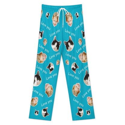 WEPRINTMEPajama PantsPersonalized Pet Pants Love You Face Pajama Pants