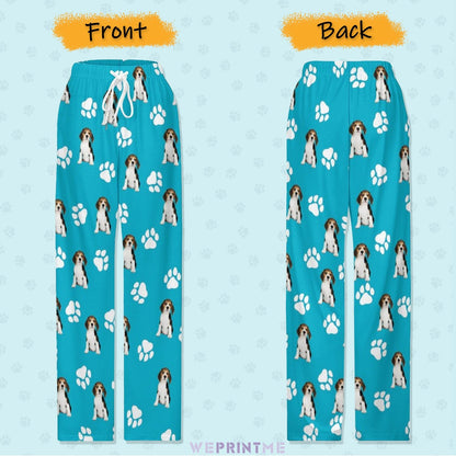 WEPRINTMEPajama PantsPersonalized Pet Pants Lovely Pet and Paws Unisex Pajama Pants
