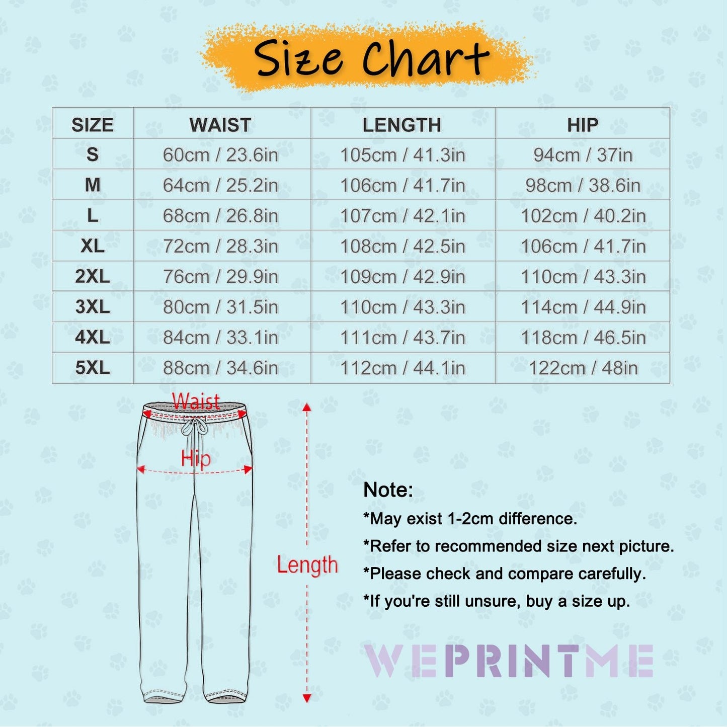WEPRINTMEPajama PantsPersonalized Pet Pants Multi Pets and Names Unisex Pajama Pants