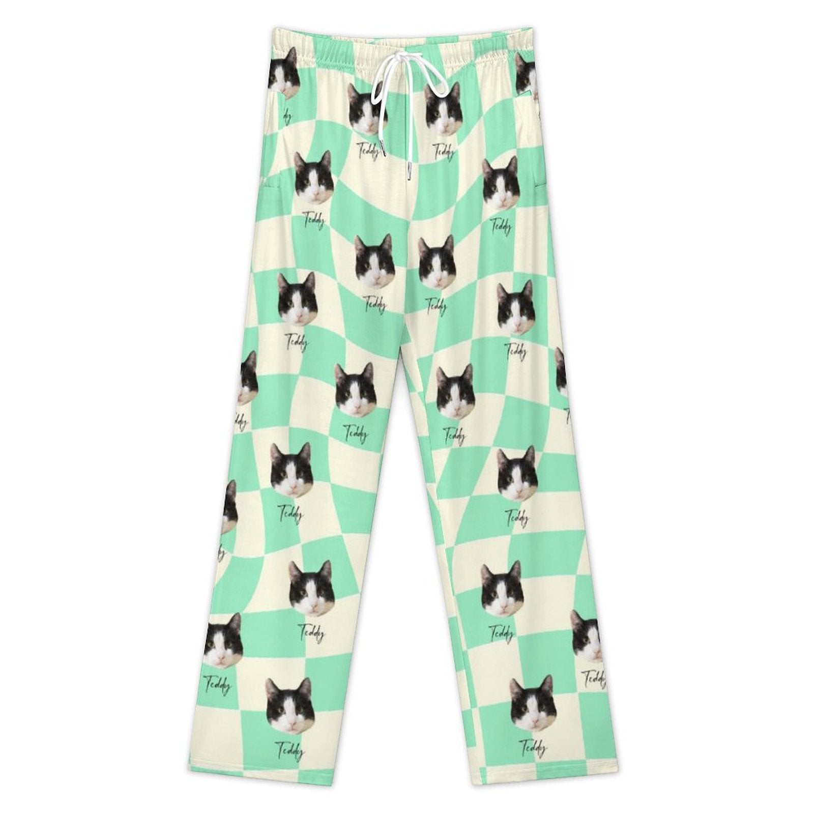 WEPRINTMEPajama PantsPersonalized Pet Pants Twisted plaid Pajama Pants