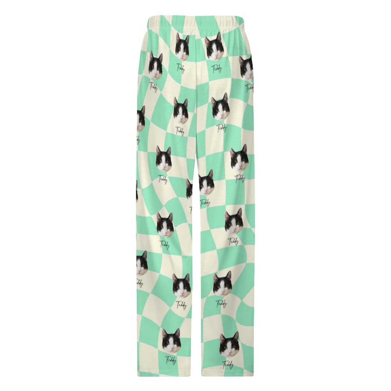 WEPRINTMEPajama PantsPersonalized Pet Pants Twisted plaid Pajama Pants