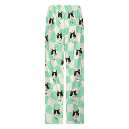WEPRINTMEPajama PantsPersonalized Pet Pants Twisted plaid Pajama Pants