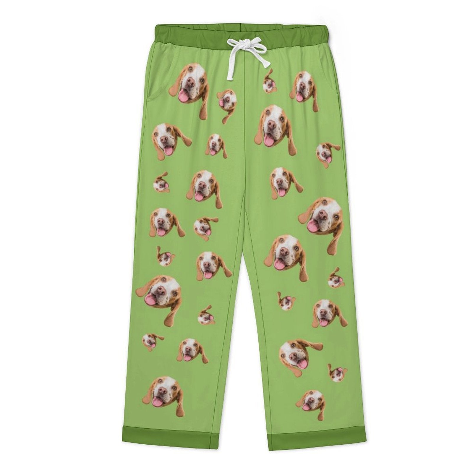 WEPRINTMEPajamasCustom Pet Face Pet Everywhere Men's Cotton Long Pajama Set