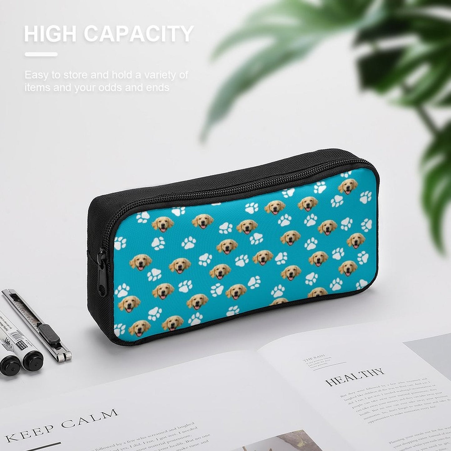 WEPRINTMEPen CaseCustom Pet Face Pen Case