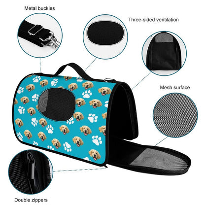 WEPRINTMEPet BagCustom Pet Face Pet Handbag