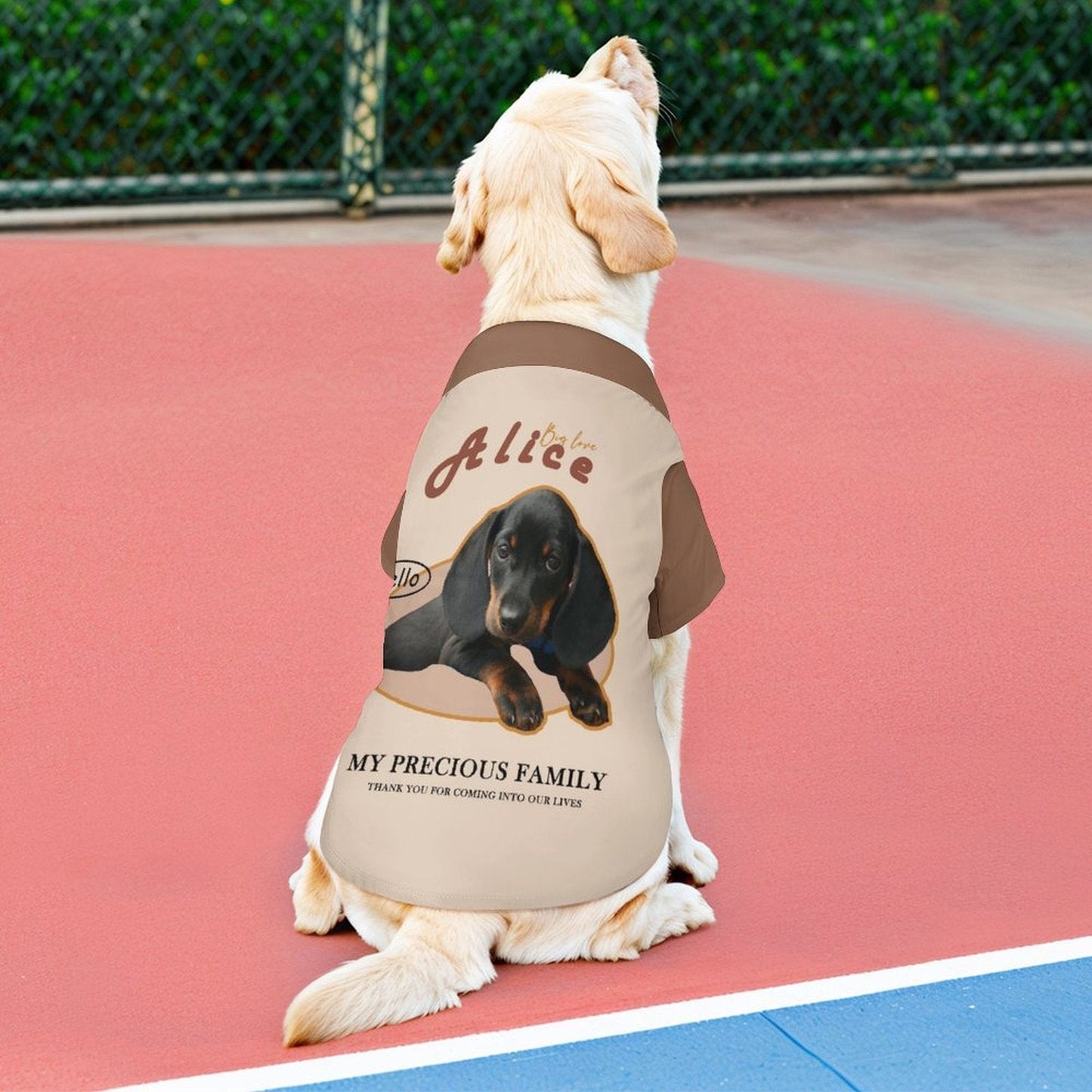 WEPRINTMEPet ClothesCustom Face Pet Shirt Precious Family Pet Costume