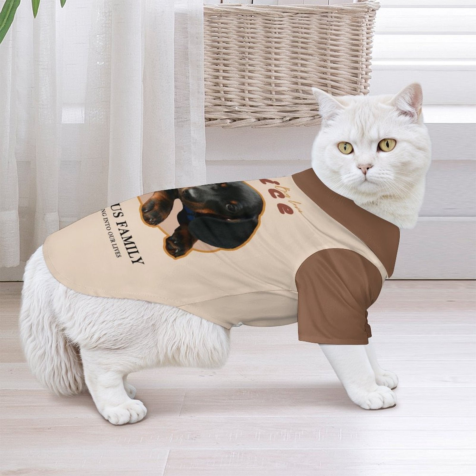 WEPRINTMEPet ClothesCustom Face Pet Shirt Precious Family Pet Costume