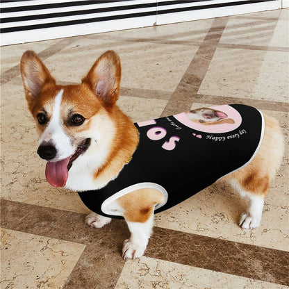 WEPRINTMEPet ClothesCustom Pet Dog Vest Love You Personalized Dog Clothing