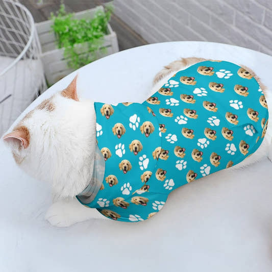 WePrintMePet ClothesCustom Pet Face Pet Sweater