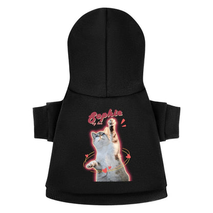 WEPRINTMEPet ClothesCustom Pet Hoodie Name and Photo Pet Costume