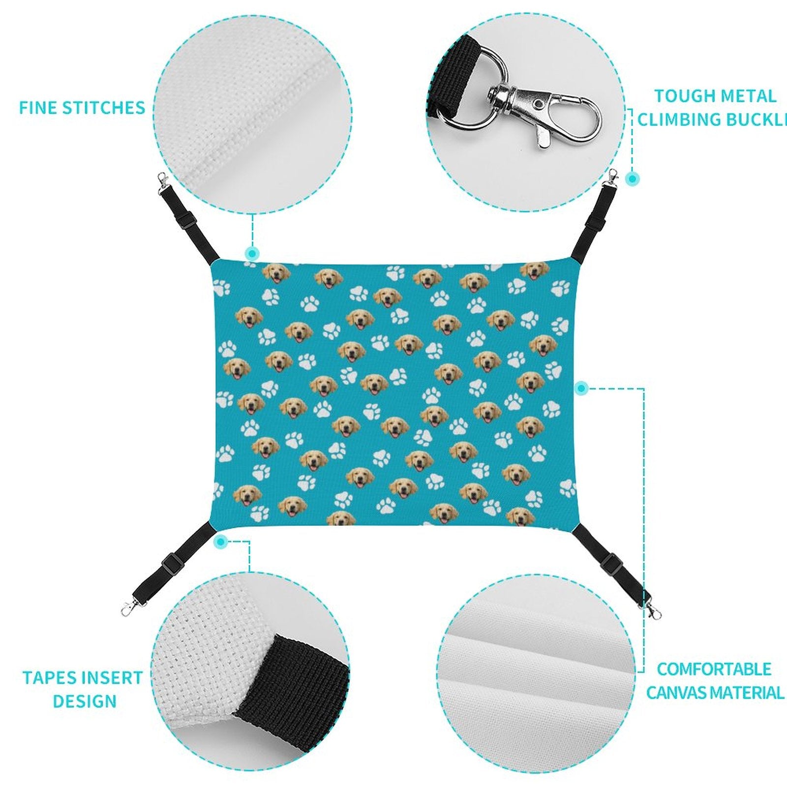WEPRINTMEPet HammockCustom Pet Face Pet Hammock